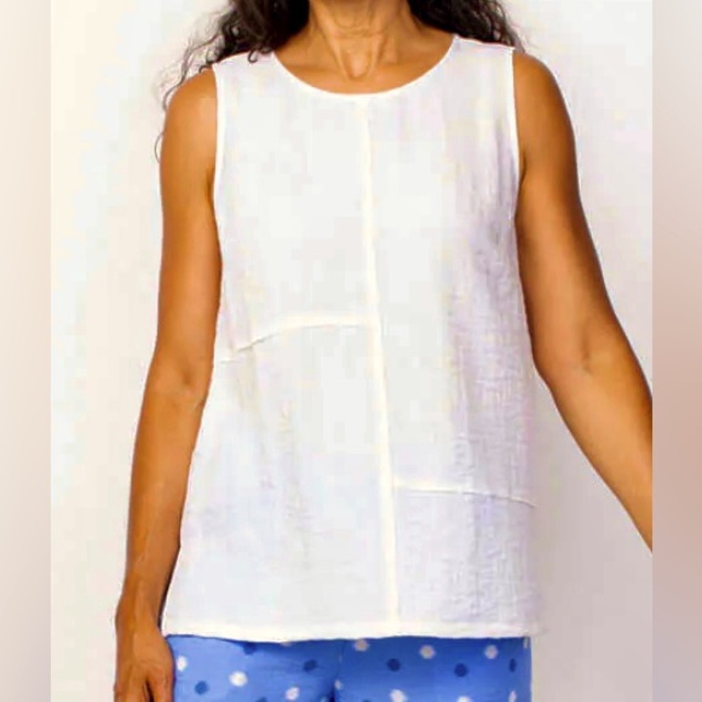 HABITAT Women's White Sleeveless Top